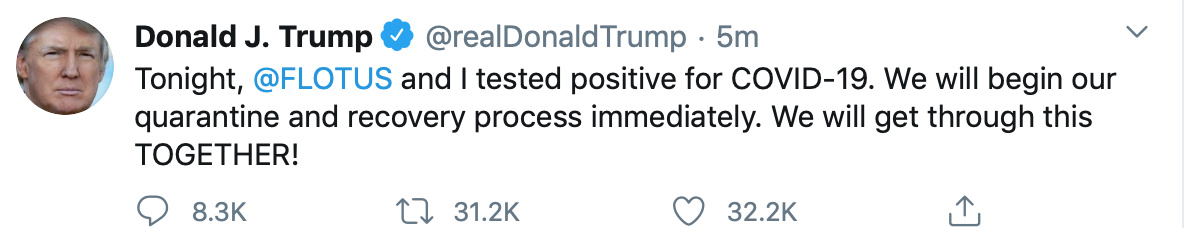 杨德龙：特朗普确诊新冠增加美股不确定性 短期对A股影响有限