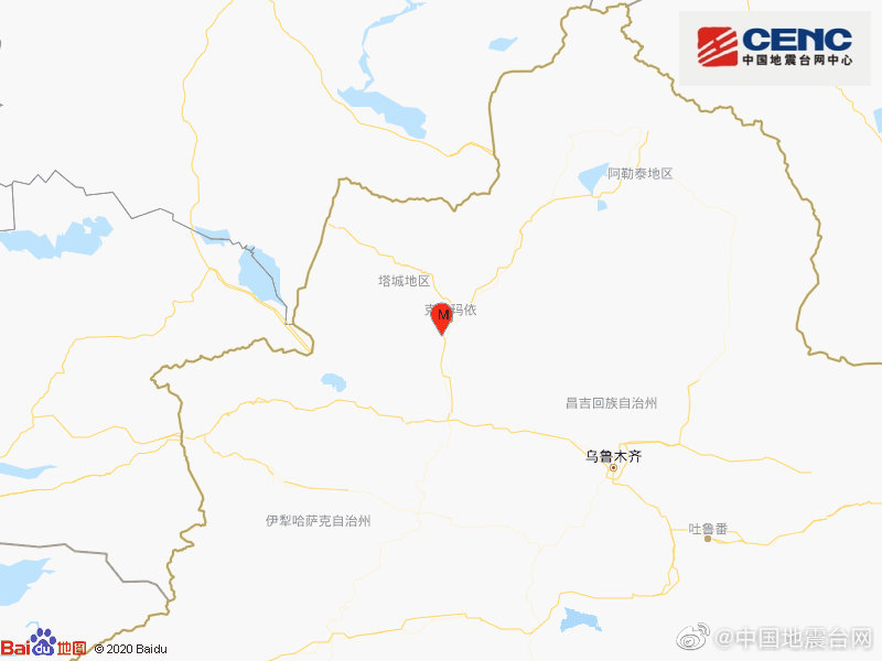 新疆克拉玛依市克拉玛依区发生3.1级地震