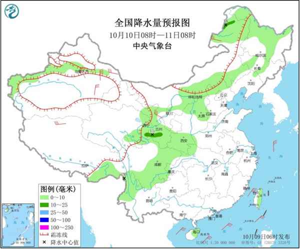 北方大部气温将创下半年新低 华西秋雨不断