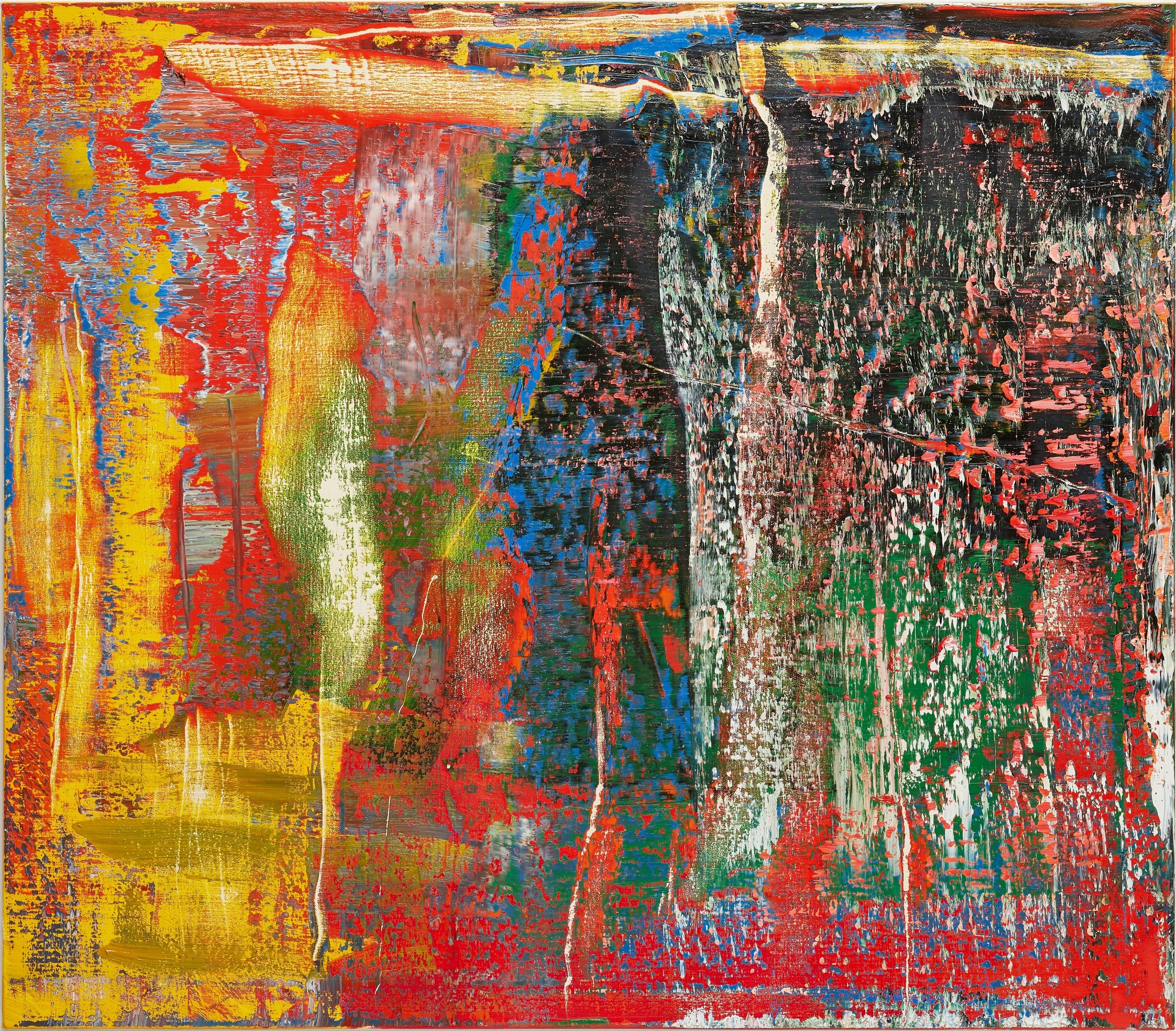 首次亮相拍场的里希特(gerhard richter)作品《抽象画940