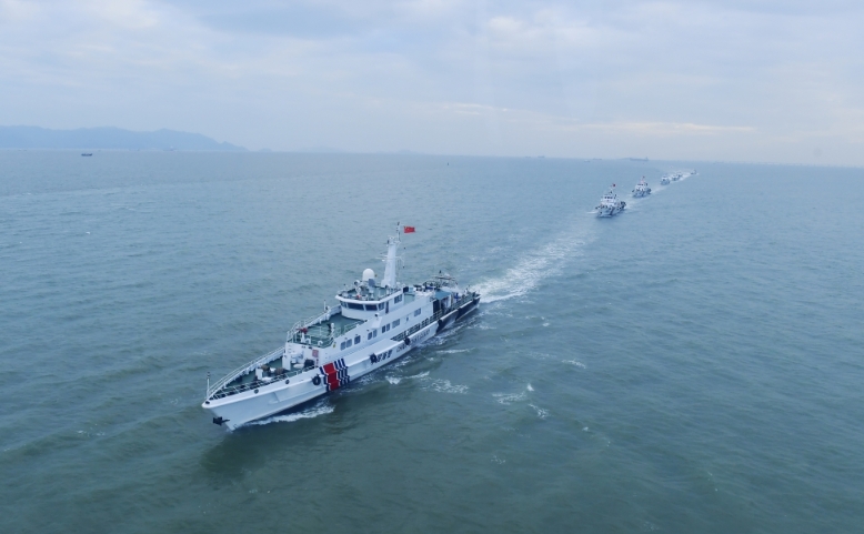 10月6日,广东公安,海警会同香港警方,在