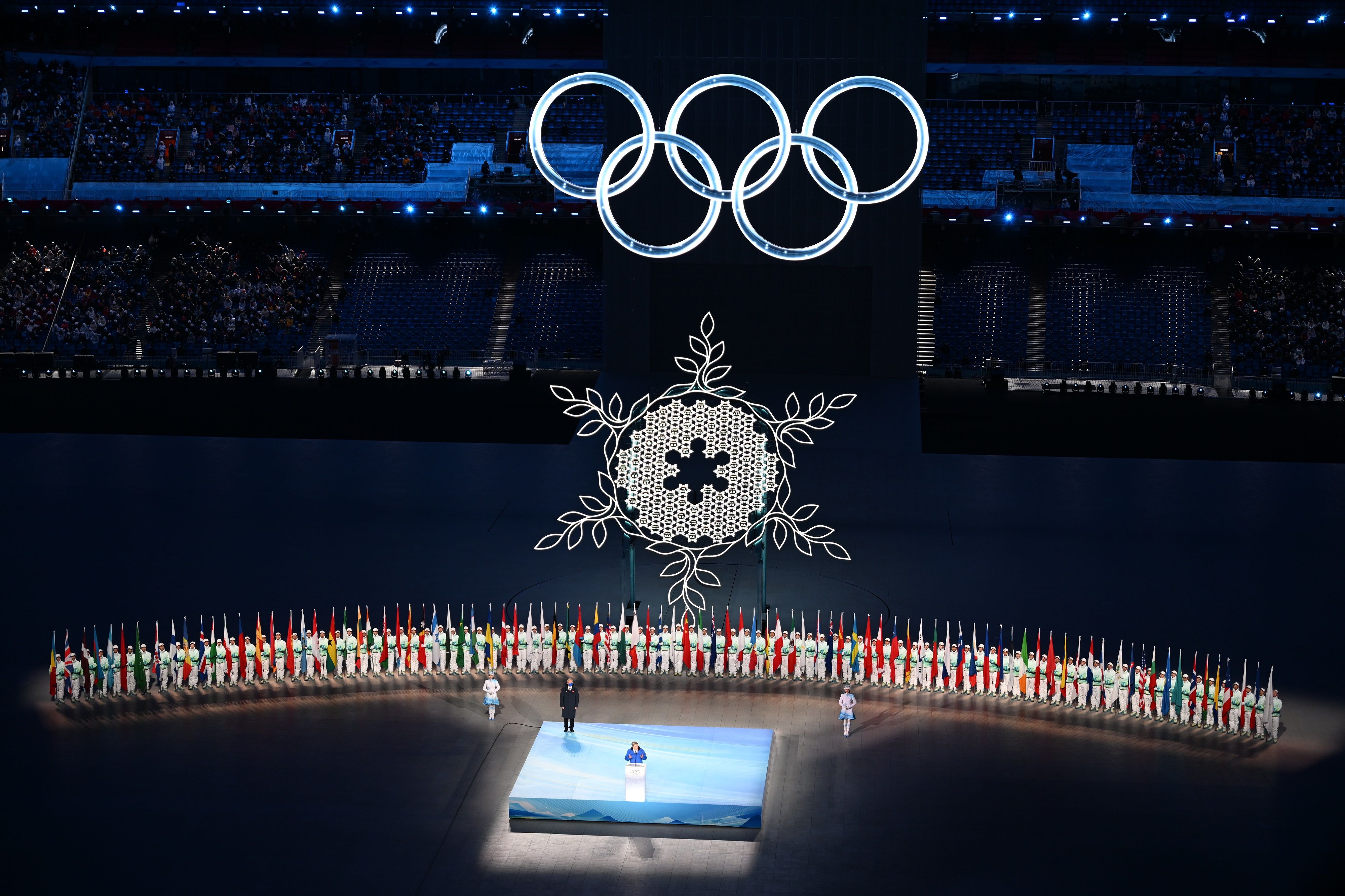 冬奥会开幕式过程图片
