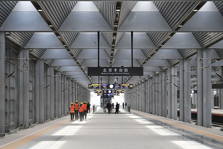 丰台站落成即将开通,亚洲最大铁路枢纽充满北京元素