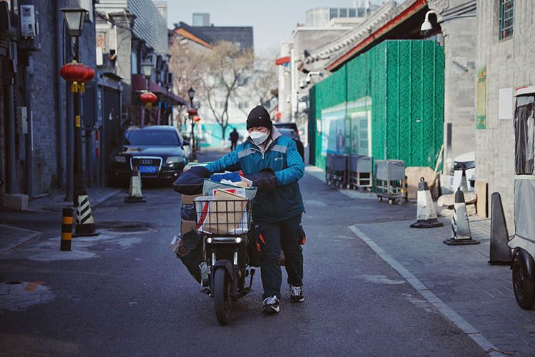 邮政图片高清投递员图片