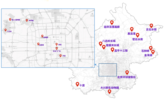 特别提示有出游计划的市民朋友，故宫博物院、天安门广场、国家博物馆、颐和园、八达岭、军事博物馆、圆明园、国家自然博物馆、雍和宫、天坛、北海、恭王府等景区景点需要提前预约。另外，去往天安门和香山地区的市民朋友需要注意，假期期间，天安门地区广场东侧路、广场西侧路和香山地区南辛村街将采取临时交通管理措施。