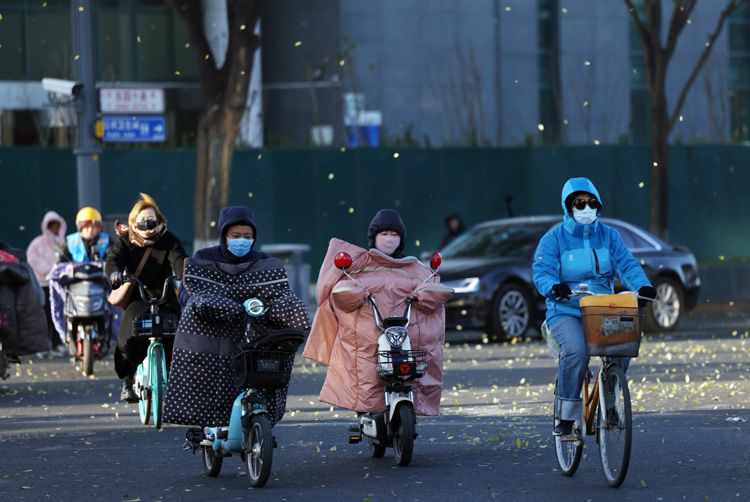 北京冬天大风图片