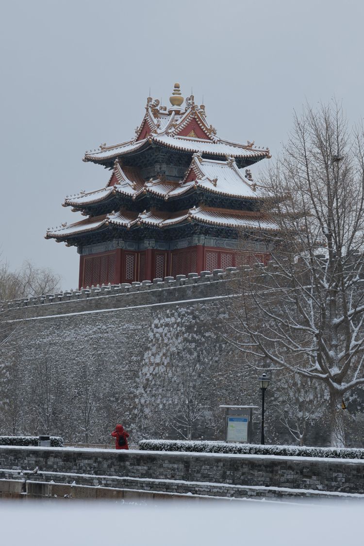 北京角楼雪景图片图片