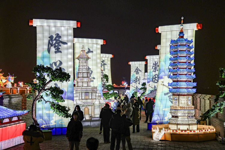 迎新春正定古城灯会免费开放