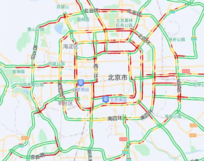北京：下周一早高峰交通压力突出 出行尽量选择公共交通