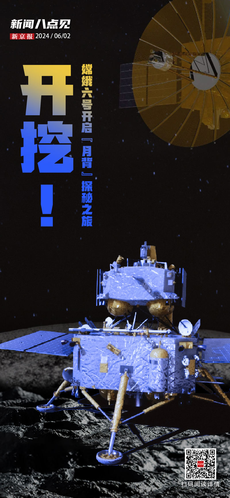 嫦娥六号开启"月背"探秘之旅