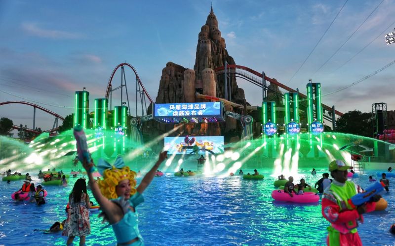 北京欢乐谷“玛雅海滩”开门迎客，打造全新水上娱乐体验