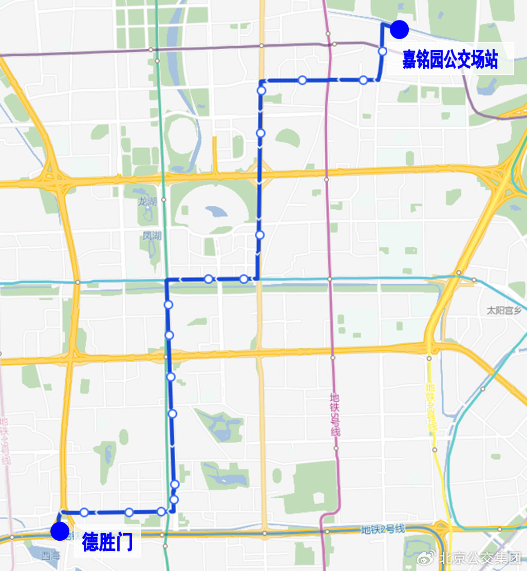 北京公交819路线路图图片