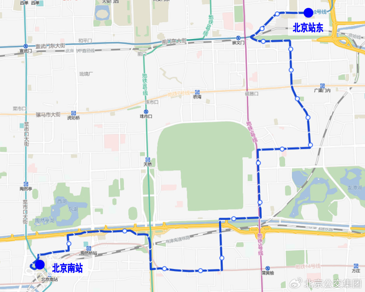 北京公交819路线路图图片