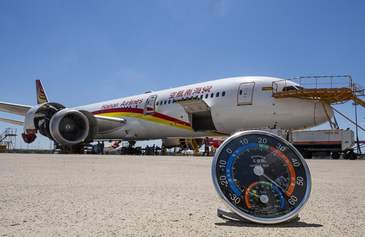 地面溫度60℃！首都機場停機坪上的“烤”驗與“蒸”戰(zhàn)