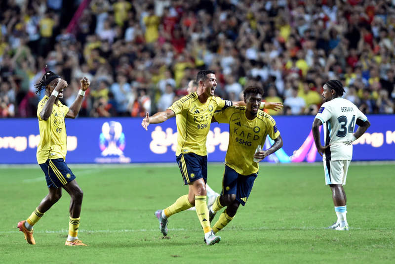 C羅“點(diǎn)燃”香港大球場(chǎng) 利雅得勝利闖入沙特超級(jí)杯決賽 — 新京報(bào)