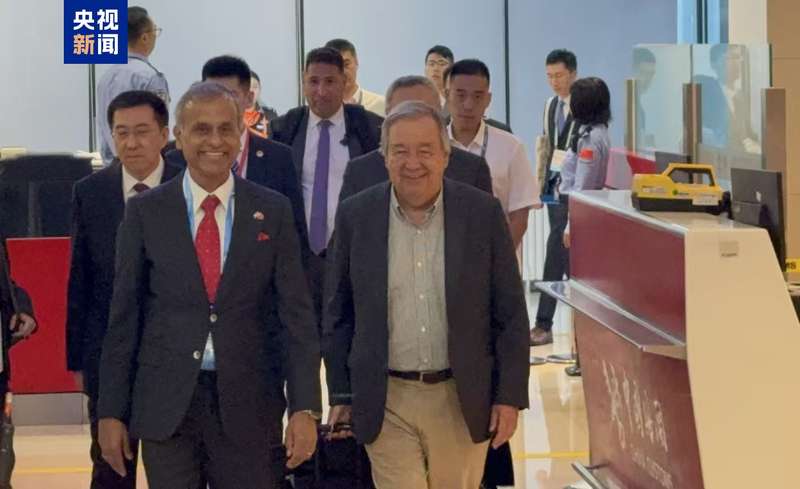 散漫国秘书长古特雷斯抵京 将出席上海相助机关天津峰会 — 新京报
