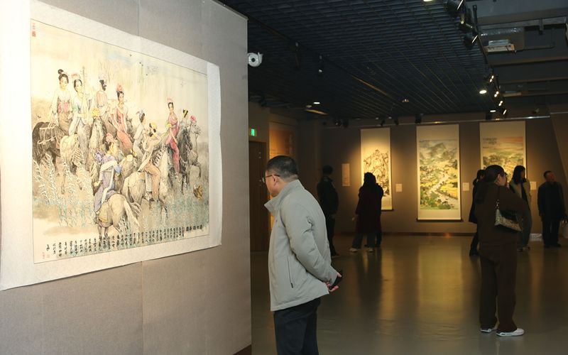 京豫书画名家共绘“秋日雅集”，双城艺术对话在开封启动 — 新京报