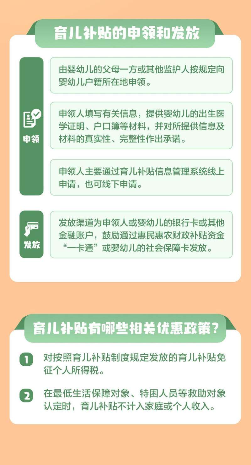 已发放超2400万人 明年育儿补贴将于1月5日起开放申领 — 新京报