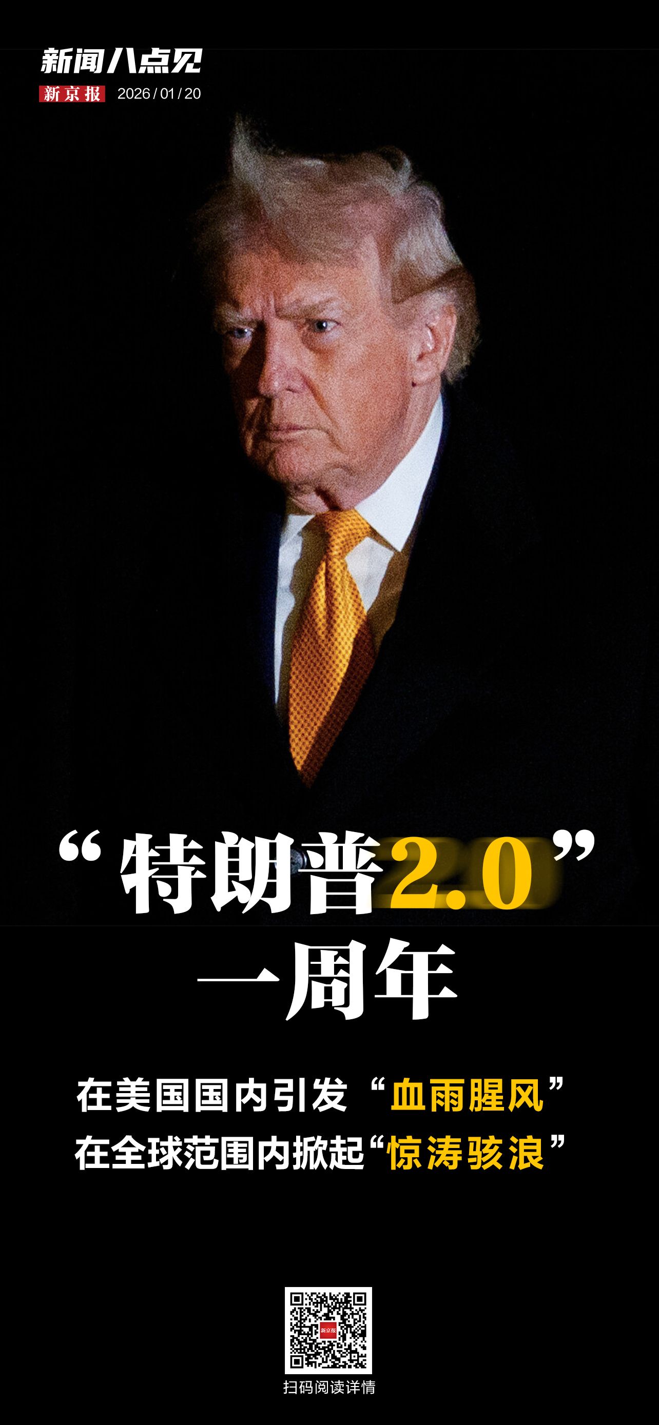 新闻8点见丨“特朗普2.0”一周年；“呆呆家的土能转运”？