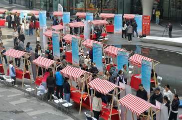 朝阳门街道举办民营企业专场招聘会